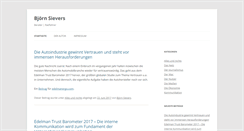 Desktop Screenshot of bjoern-sievers.de